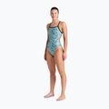 Strój pływacki jednoczęściowy damski arena Escape Challenge Back black/water blue multi 2