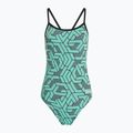 Strój pływacki jednoczęściowy damski arena Escape Challenge Back black/water blue multi