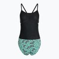 Strój pływacki jednoczęściowy damski arena Escape Challenge Back black/water blue multi 2