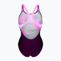 Strój pływacki jednoczęściowy damski arena Imaginary Swim Pro Back black/shocking pink/multi 2