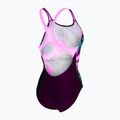Strój pływacki jednoczęściowy damski arena Imaginary Swim Pro Back black/shocking pink/multi 4