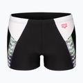 Bokserki pływackie męskie arena Stripe Swim Short black/white/multi