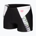 Bokserki pływackie męskie arena Stripe Swim Short black/white/multi 3