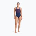 Strój pływacki jednoczęściowy damski arena Foggy Dots Swim Pro Back navy/blue cosmo 2