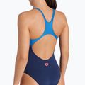 Strój pływacki jednoczęściowy damski arena Foggy Dots Swim Pro Back navy/blue cosmo 5