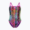 Strój pływacki jednoczęściowy damski dwustronny arena Reversible Challenge Back royal multi/ pink 2