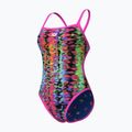 Strój pływacki jednoczęściowy damski dwustronny arena Reversible Challenge Back royal multi/ pink 7
