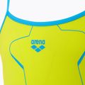 Strój pływacki jednoczęściowy dziecięcy arena Star Graphic Lightdrop Back soft green/turquoise 3