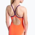 Strój pływacki jednoczęściowy dziecięcy arena Star Graphic Lightdrop Back bright coral/plum 5