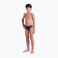 Slipy pływackie dziecięce arena Swim Briefs Solid navy/white/white 6