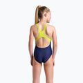 Strój pływacki jednoczęściowy dziecięcy arena Light Tricks Swim Pro Back navy/soft green/multi 7