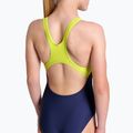 Strój pływacki jednoczęściowy dziecięcy arena Light Tricks Swim Pro Back navy/soft green/multi 9