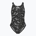 Strój pływacki jednoczęściowy dziecięcy arena Escape Swim Tech L black/team black
