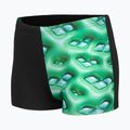 Bokserki pływackie dziecięce arena Foam Swim Short black/soft green multi 3