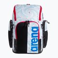 Plecak pływacki arena Spiky III 45 l Allover fireflow/white