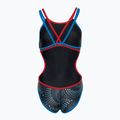 Strój pływacki jednoczęściowy damski arena  One Fireflow Double Cross blue river/red/black multi 2