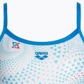 Strój pływacki jednoczęściowy damski arena Fireflow Challenge Back blue river/white multi 3