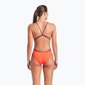 Strój pływacki jednoczęściowy damski arena Lace Back Solid bright coral/plum 3