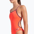 Strój pływacki jednoczęściowy damski arena Lace Back Solid bright coral/plum 4
