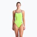 Strój pływacki jednoczęściowy damski arena Lace Back Solid artic lime/future dusk