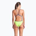 Strój pływacki jednoczęściowy damski arena Lace Back Solid artic lime/future dusk 3
