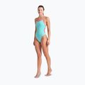 Strój pływacki jednoczęściowy damski arena Lace Back Solid water/shocking pink 2