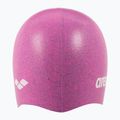 Czepek pływacki arena Silicone Cap pink multi 4