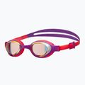 Okulary do pływania dziecięce arena Air Jr Mirror yellow copper/plum/bright coral