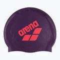 Czepek pływacki arena Big Logo plum/bright coral