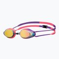 Okulary do pływania arena Tracks Mirror copper/plum/bright coral