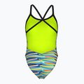Strój pływacki jednoczęściowy damski arena Racing Stripe Xcriss Cross black multi/black 2