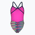 Strój pływacki jednoczęściowy damski arena Racing Stripe Xcriss Cross navy multi/navy 2