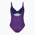 Strój pływacki jednoczęściowy damski arena Abyss U Back multi plum/plum 2