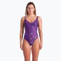 Strój pływacki jednoczęściowy damski arena Abyss U Back multi plum/plum 5