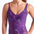 Strój pływacki jednoczęściowy damski arena Abyss U Back multi plum/plum 8