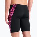 Jammery pływackie męskie arena Printed Swim Jammer black/fuchsia multi 8