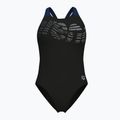 Strój pływacki jednoczęściowy damski arena Flowing V Back black/navy