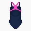 Strój pływacki jednoczęściowy damski arena Logo Swim Pro navy/shocking pink 2