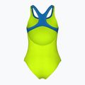 Strój pływacki jednoczęściowy damski arena Logo Swim Pro artic lime/blue china 2