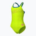 Strój pływacki jednoczęściowy damski arena Logo Swim Pro artic lime/blue china 4