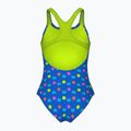 Strój pływacki jednoczęściowy dziecięcy arena Multiple Dot Swim Pro Back multi blue/artic lime 2