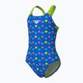 Strój pływacki jednoczęściowy dziecięcy arena Multiple Dot Swim Pro Back multi blue/artic lime 4