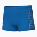 Bokserki pływackie dziecięce arena Logo Swim Short blue river/white 3