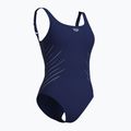 Strój pływacki jednoczęściowy damski arena Isa Squared Back navy/ice 3