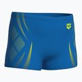 Bokserki kąpielowe dziecięce arena Poseidonia Swim Short blue river/artic lime 4
