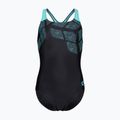 Strój kąpielowy jednoczęściowy dziecięcy arena Kikko Swim Pro Back black/water