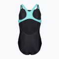 Strój kąpielowy jednoczęściowy dziecięcy arena Kikko Swim Pro Back black/water 2