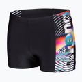 Bokserki pływackie arena Lit Logo Swim Short black/multi 3