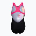 Strój pływacki jednoczęściowy dziecięcy arena Dots Swim Pro Back black multi/black/shocking pink 2