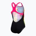 Strój pływacki jednoczęściowy dziecięcy arena Dots Swim Pro Back black multi/black/shocking pink 4
